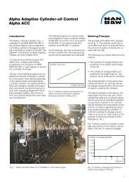 Alpha Adaptive Cylinder-oil Control Alpha ACC - MAN Diesel & Turbo