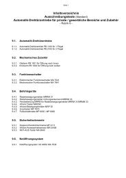 Ausschreibungstexte (Standard) Automatik-Drehtürantriebe für ...