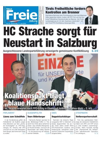 HC Strache sorgt für Neustart in Salzburg