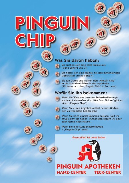 Pinguin Chips Prämien Katalog