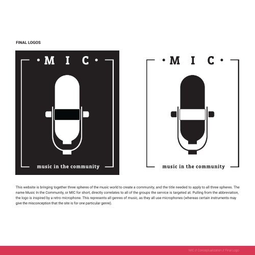 MIC Process Book