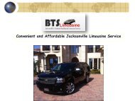 Convenient and Affordable Jacksonville Limousine Service