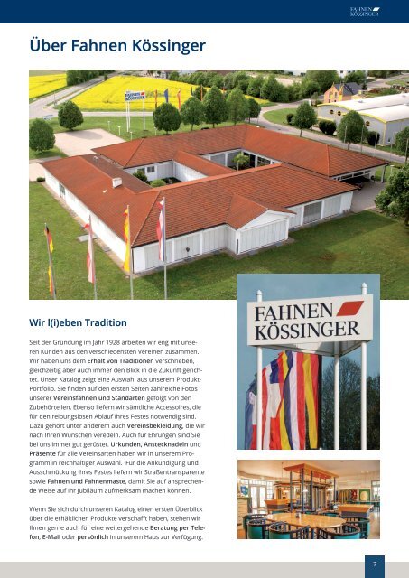 Fahnen Kössinger, Hauptkatalog IV