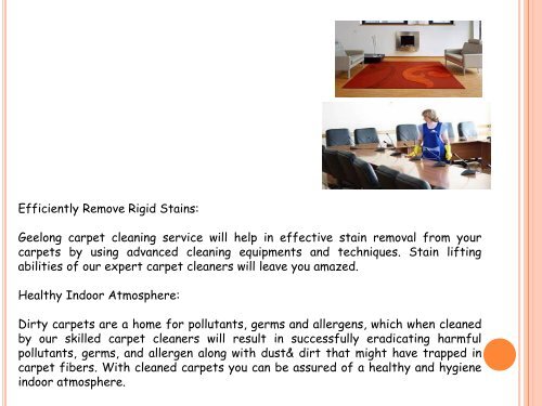 Reliable and High Quality Carpet Cleaning Service in Geelong