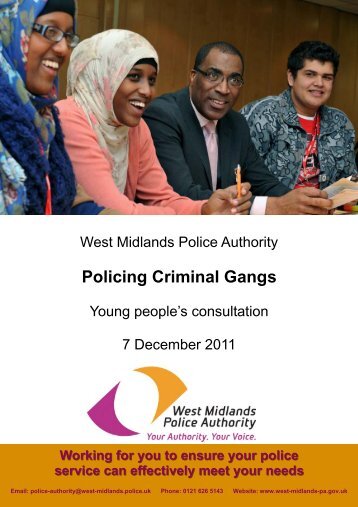 Policing Criminal Gangs - West Midlands Police and Crime ...