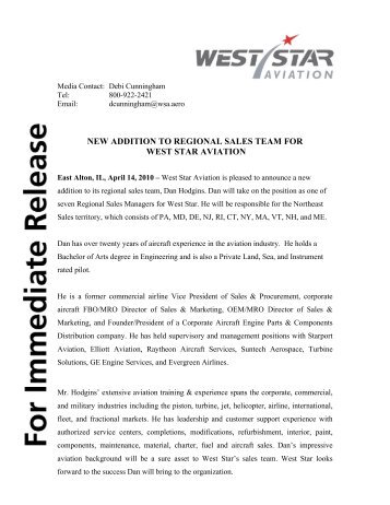 download | pdf - West Star Aviation