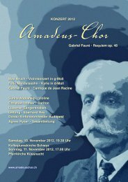 Konzertprogramm 2012 - Amadeus-Chor