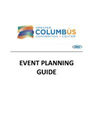 Event Planning Guide - The Greater Columbus Convention Center