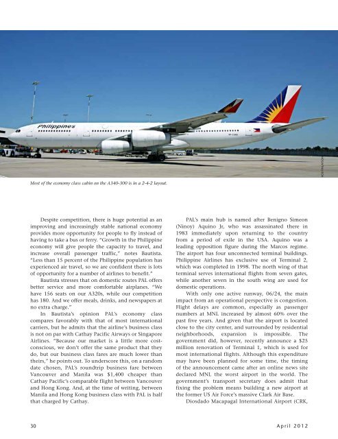 Philippine Airlines: Asia's First, Striving to Shine - Ken Donohue