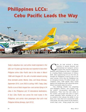 Philippines LCCs: Cebu Pacific Leads the Way - Ken Donohue