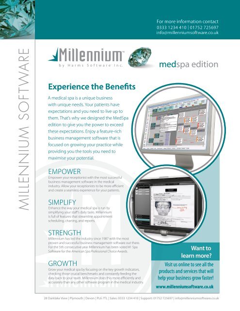 M ILLENNIUM S O FTW A RE - Salon Software