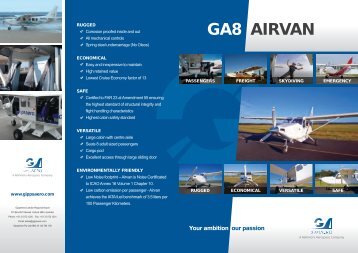 GA8 AIRVAN - Muncie Aviation Company