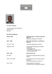 Dr. Joachim Hausser Unternehmensberater ... - Ludwig Beck