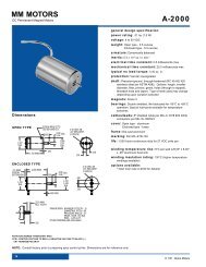 MM Motor - Globe Motors