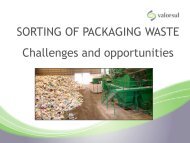 Sorting of Packaging Waste in VALORSUL