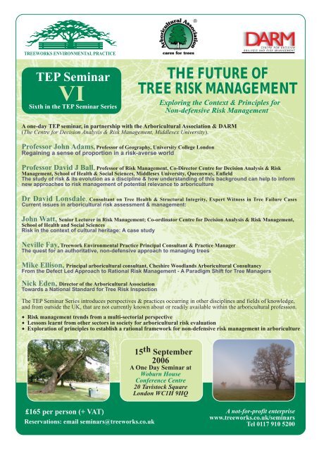the future of tree risk management - Treework Environmental Practice