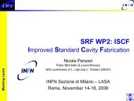 ISCF - Improved Standard Cavity Fabrication - Superconducting RF ...