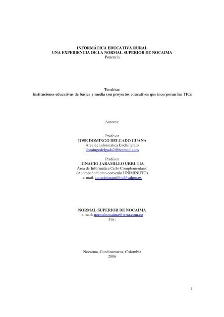 InformÃ¡tica Educativa Rural - Colombia Aprende