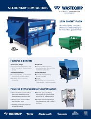 STATIONARY COMPACTORS - Wastequip