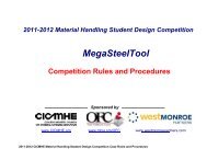 2011-2012 Material Handling Student Design Competition ...