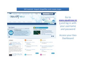 t and log in with your username and password Access ... - Aquaknow