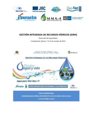 Informe curso - taller GIRH Cochabamba Bolivia ... - Aquaknow