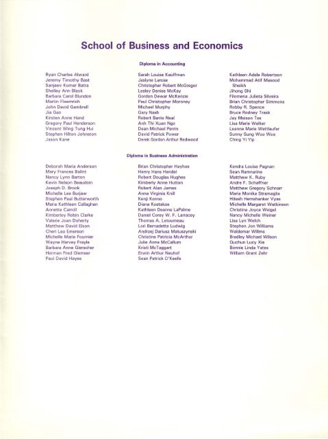 Download June 5 1998 convocation program (PDF) - OurOntario.ca