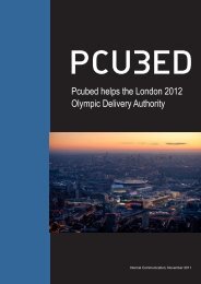 Pcubed helps the London 2012 Olympic Delivery Authority