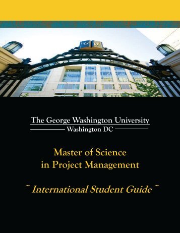 International Student Guide - GW MSPM