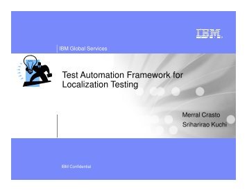 Test Automation Framework for Localization Testing - QAI