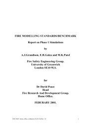 full - Fire Safety Engineering Group - University of Greenwich
