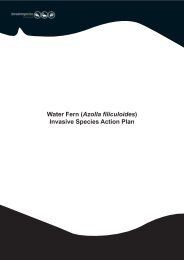 Water Fern (Azolla filiculoides) Invasive Species Action Plan