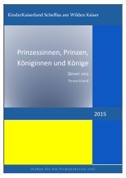 Prinzessinnen, Prinzen, Königinnen und Könige