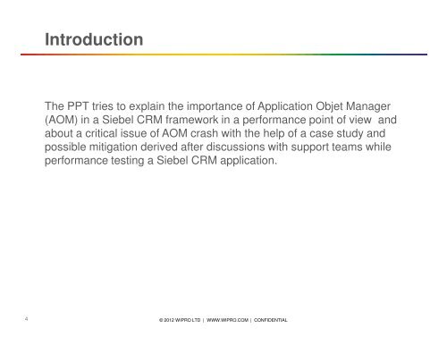 Role of Application Object Manager(AOM) in Siebel CRM ... - QAI