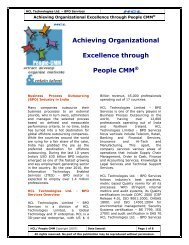 Achieving Organizational Excellence through People CMM - QAI