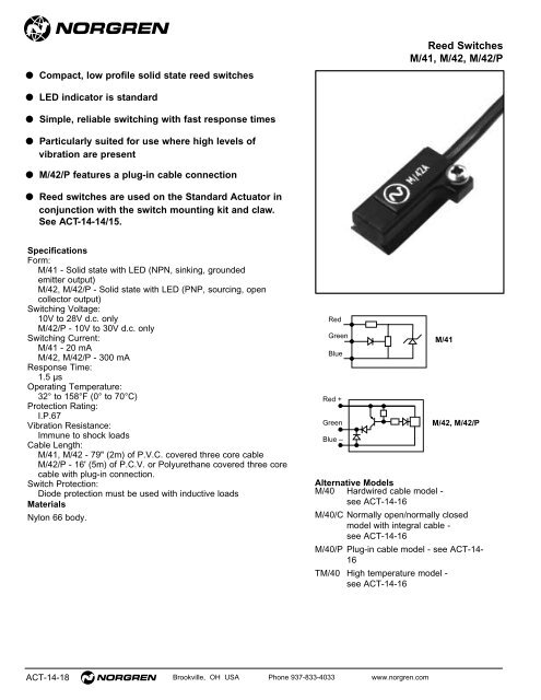 Norgren Rotary Actuators