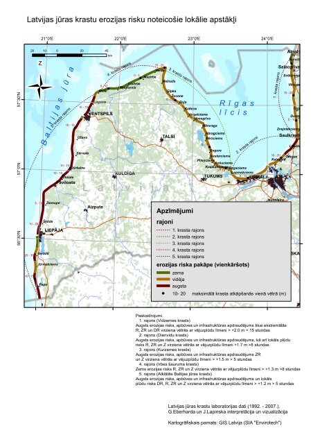 Latvijas jūras krasta procesu atlants - Klimata maiņas ietekme uz ...