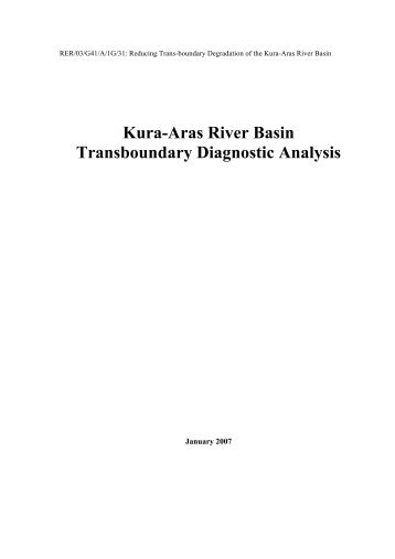 Kura-Aras River Basin Transboundary Diagnostic Analysis