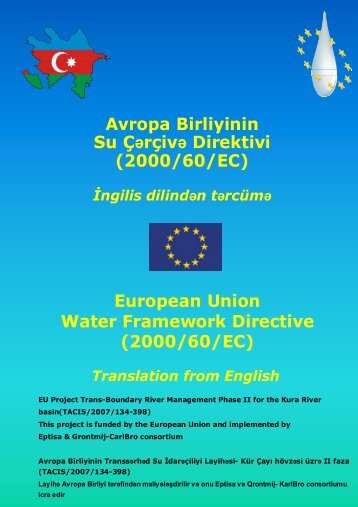 Avropa Birliyinin Su ÃÉrÃ§ivÉ Direktivi (2000/60 ... - Kura River Basin