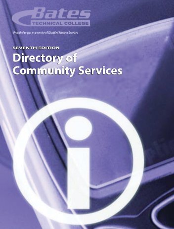 Directory of Community Resources (pdf) - Bates Technical College