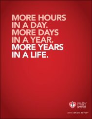 hours in a day. More days - Heart and Stroke Foundation of Ontario
