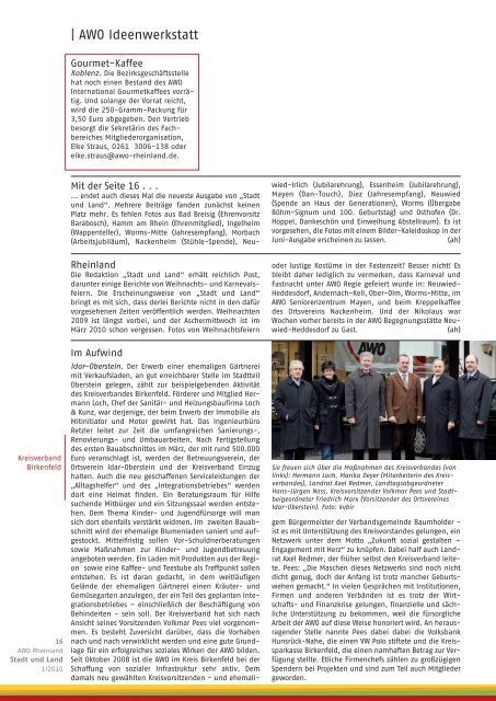 Ausgabe März 2010 | Nr. 40 - Die Betreuungsvereine der ...
