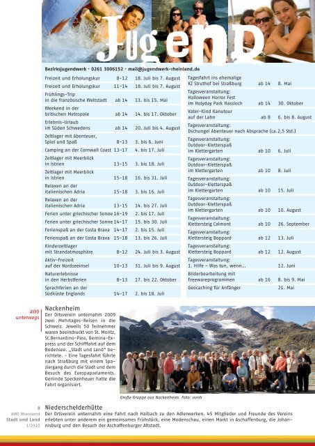 Ausgabe März 2010 | Nr. 40 - Die Betreuungsvereine der ...