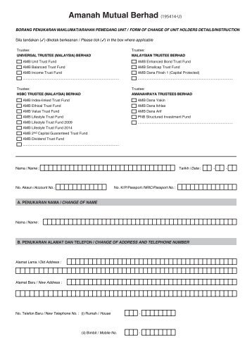 Dividend instruct.indd - Amanah Mutual Berhad