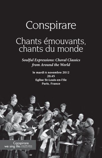 Soulful Expressions: Choral Classics from Around the ... - Conspirare