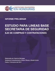 ESTUDIO PARA LÍNEAS DE BASE - SECRETARÍA DE SEGURIDAD. EJE: COMPRAS Y CONTRATACIONES