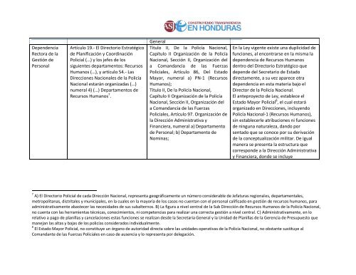 ESTUDIO PARA LÍNEAS DE BASE - SECRETARÍA DE SEGURIDAD. EJE: RECURSOS HUMANOS