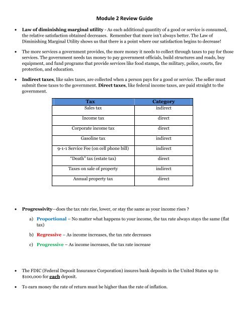 Module 2 Review Guide - the Educator Login page!