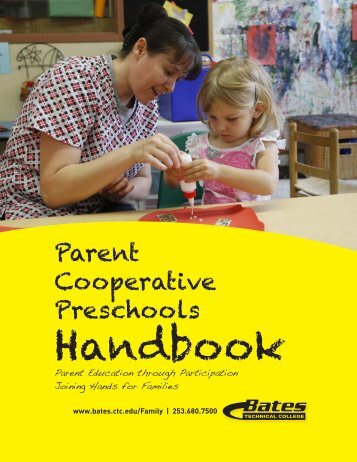 Parent Cooperative Preschools Handbook - Bates Technical College