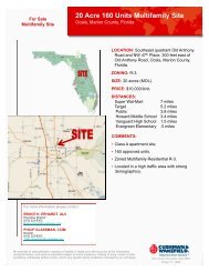 20 Acre 160 Units Multifamily Site - Cushwakelandfl.com